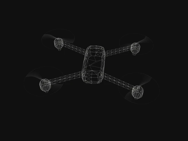 Wireframe Drone preview